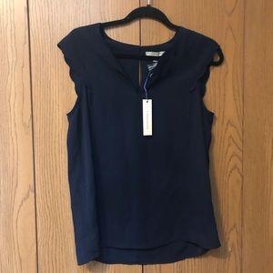 41 Hawthorn Scalloped Shoulder Blouse